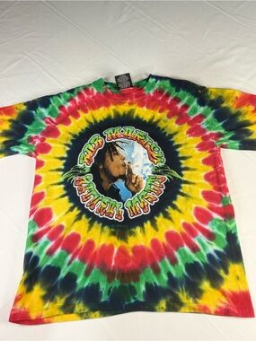 Vintage Tye Die Zion Rootswear Bob Marley 2002 Tee | $40